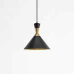 Candeeiro Suspenso Metal Preto