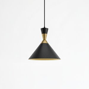 Candeeiro Suspenso Metal Preto