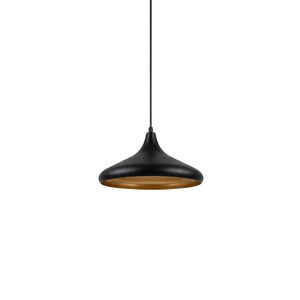 Candeeiro Suspenso Metal Preto