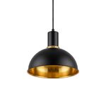 Candeeiro Suspenso Metal Preto