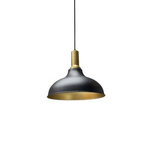 Candeeiro Suspenso Metal Preto