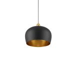 Candeeiro Suspenso Metal Preto