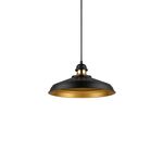 Candeeiro Suspenso Metal Preto