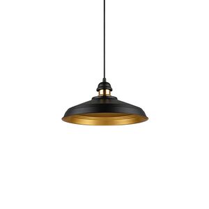 Candeeiro Suspenso Metal Preto