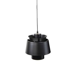 Candeeiro suspenso Metal preto+Dourado  E27 250*250-Avida