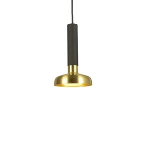 Candeeiro suspenso Metal  preto Dourado E27 D140*H270-Avida