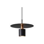 Candeeiro suspenso Metal preto E27 300*160-Avida