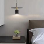 Candeeiro suspenso Metal preto E27 300*160-Avida