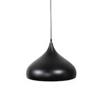 Candeeiro suspenso Metal preto E27 D400*H330-Avida
