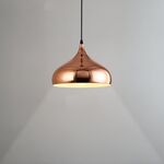 Candeeiro suspenso Metal rosa E27 D320*240-Avida