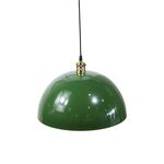 Candeeiro suspenso Metal verde escuro E27 D400*H200-Avida