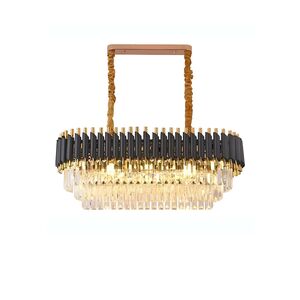Candeeiro Teto Preto-Dourado