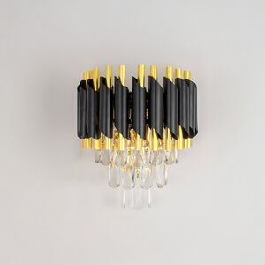 Candeeiro Teto Preto Dourado