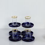 Chávenas de Café Turco de Vidro
