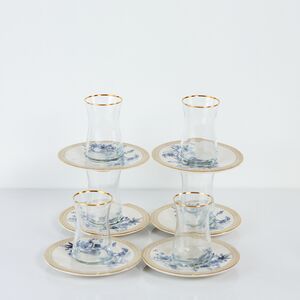 Chávenas de Café Turco de Vidro