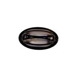 CND.PLASTICO OVAL GRELHA PRETO IP65 1XE27-ISILDAR