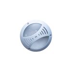 CND.PLASTICO REDONDO GRELHA CINZA IP65-1XE27-ISILDAR