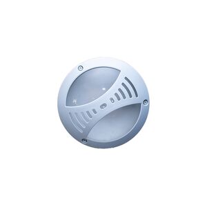 CND.PLASTICO REDONDO GRELHA CINZA IP65-1XE27-ISILDAR