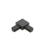 Conector Emenda L 90 Graus Para Trilho Eletrificado Preto-APT1