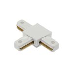 Conector Emenda T Para Trilho Eletrificado Branco-APT1