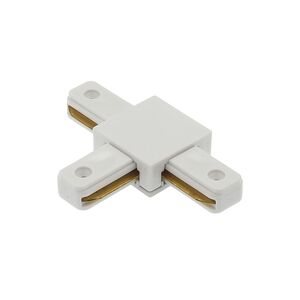 Conector Emenda T Para Trilho Eletrificado Branco-APT1