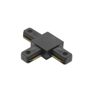 Conector Emenda T Para Trilho Eletrificado Preto–APT1