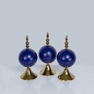 Conjunto De Enfeito Tripla Azul