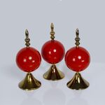Conjunto De Enfeito Tripla Vermelho