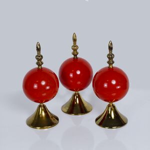Conjunto De Enfeito Tripla Vermelho