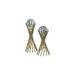 Conjunto De Esfera Dupla Sti̇ck Prata