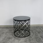 Conjunto De Mesa Lateral Preto 4 Pcs
