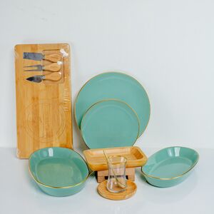 Conjunto De Pequeno Almoço 6 Pessoas 48 Pcs