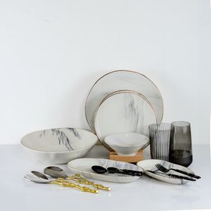 Conjunto De Refeição 6 Pessoas 85 Pcs