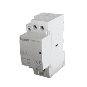 Contactor Modular 2 Polos 63A Bob:230V SMC-2063-2NO-SIGMA
