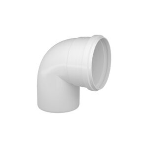 CURVA DE PVC 200 X 87 MM CINZA