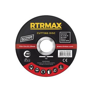 Disco Corte Inox  (125*1,0*22мм)Rtrmax