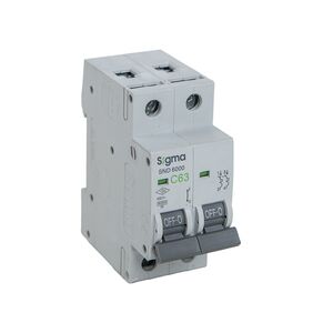 DISJUNTOR 2P 16A-C-6kA-SIGMA