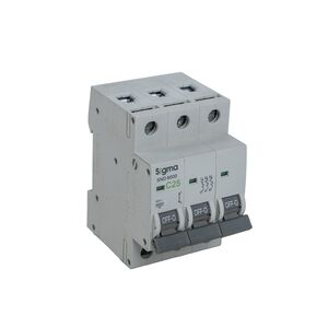 DISJUNTOR 3P 25A-C-6kA-SIGMA