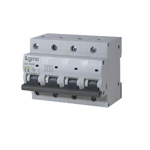 DISJUNTOR 4P 100A-C-6kA-SIGMA