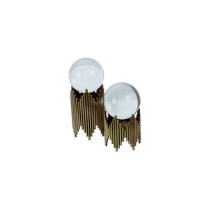 Enfeites Bolas De Cristal Duplo Stick