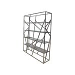 Estante Prata Inox Vidro Temperado