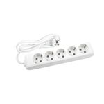 EXTENSÃO 3Mt-5 TOMADAS-SEM INTERRUPTOR-Branco-MULTI-LET
