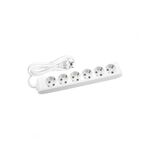 EXTENSÃO 3Mt-6 TOMADAS-SEM INTERRUPTOR-Branco-MULTI-LET