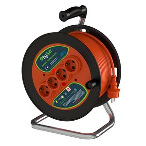 Extensão com Enrolador 40m 3×2,5 com 4 Tomadas-40325-F