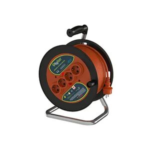 Extensão com Enrolador 50M 3G1.5 4Tomadas-50315-F