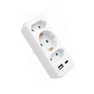 Extensor 16A/250V/USB-A 2,4A USB-C 3A-COMBI