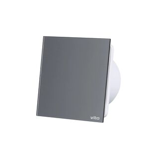 EXTRACTOR TAMPA VIDRO 100MM 12W-Cınza-VENTI-GL