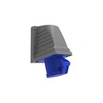 Ficha Industrial Fêmea 2P+T 16A 230V 16/3T  IP44 (90°-Bemis