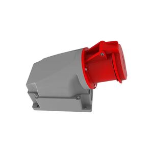 Ficha Industrial Fêmea 3P+T 63A 400V 63/4T IP44  (90°-Bemis°