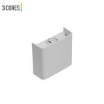FOCO DUPLO 1*2W-3EM1-IP65-BRANCO-BINO